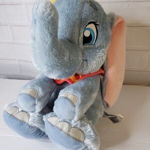 Disney Baby Dumbo Big Feet Elephant Plush 10" Trunk Up Stuffed Animal Soft Toy